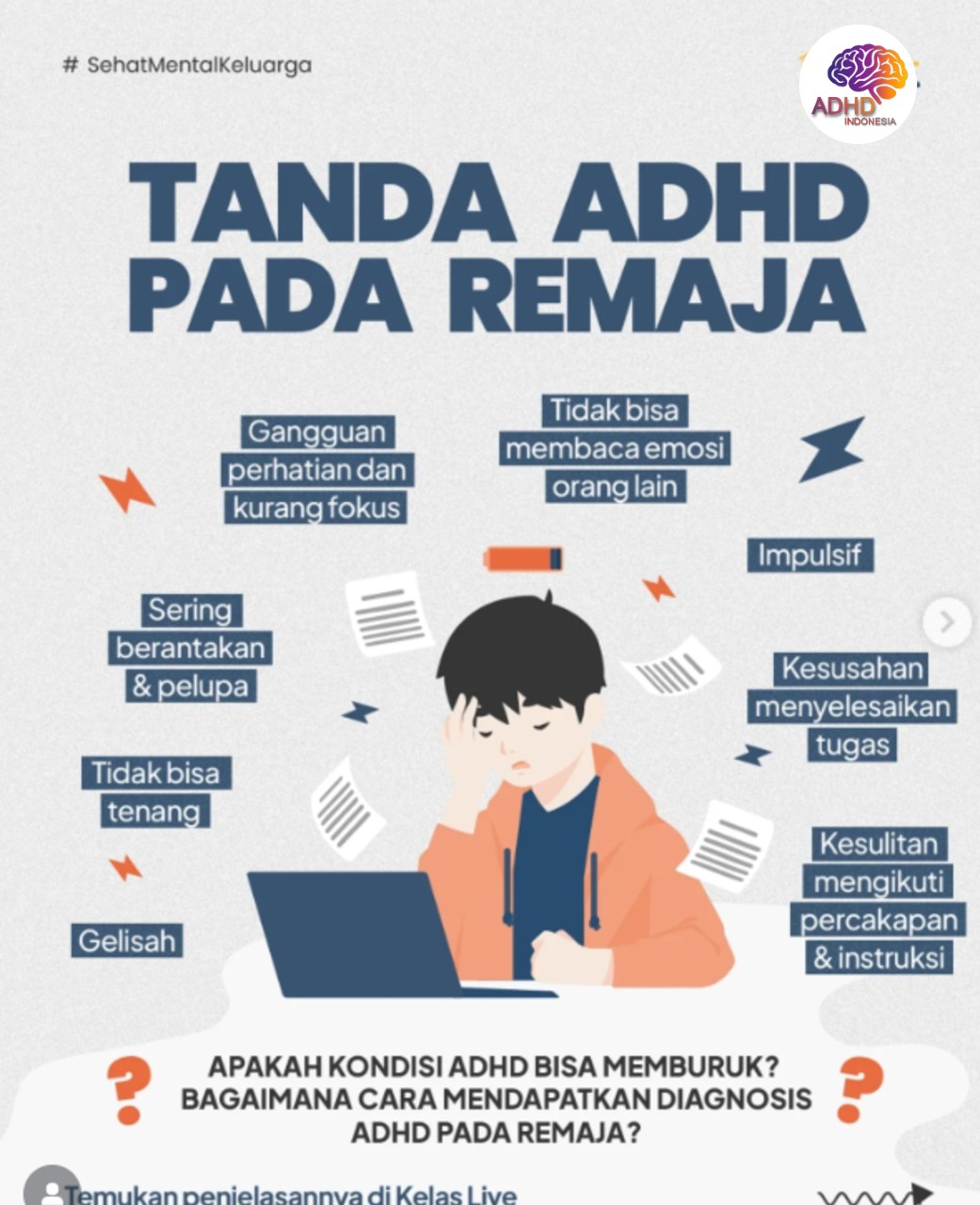 Screening ADHD Non-Diagnostik: Edukasi Awal bagi Orang Tua di Kabupaten Aceh Barat